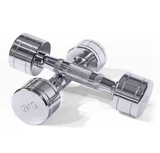 Adjustable Chrome Dumbbells for Home Fitness Equipment
