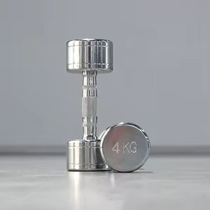 Adjustable Chrome Dumbbells for Home Fitness Equipment