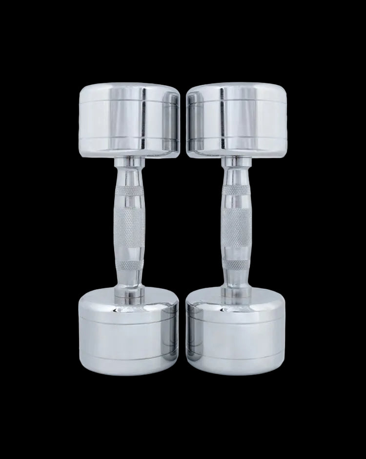 Adjustable Chrome Dumbbells for Home Fitness Equipment