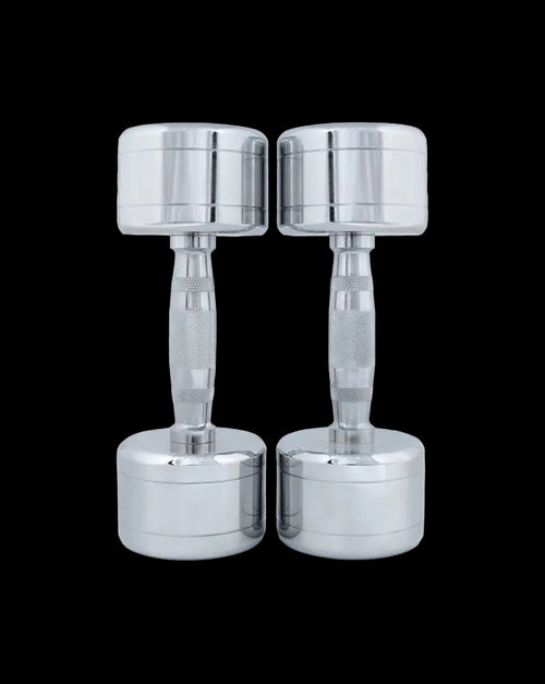 Adjustable Chrome Dumbbells for Home Fitness Equipment